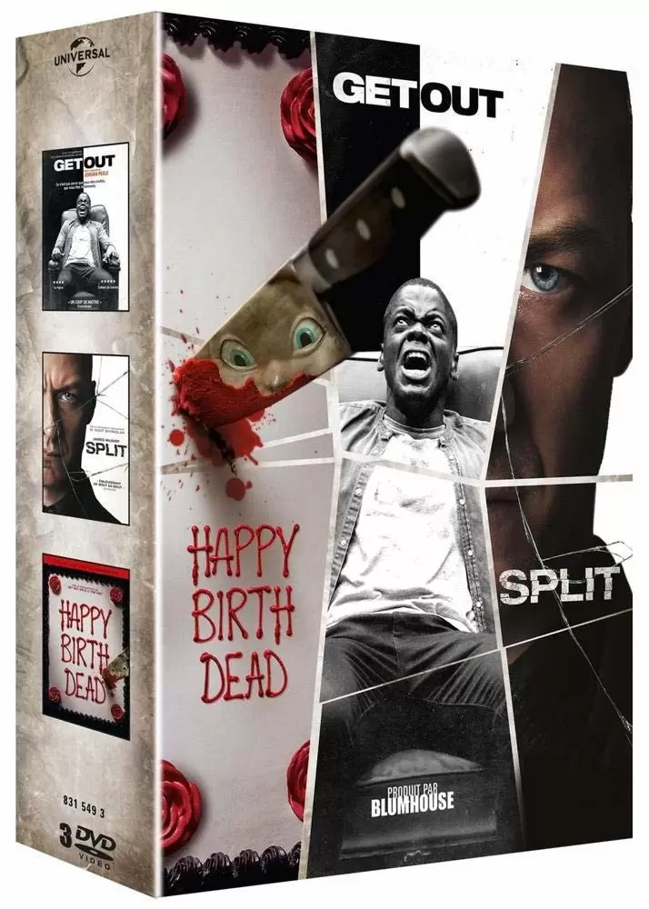 Autres Films - Coffret : Happy Birthdead + Get Out + Split