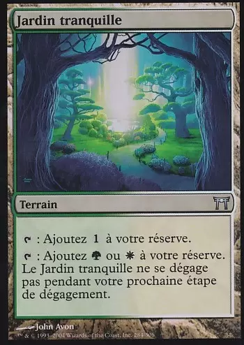 Guerriers de Kamigawa - Jardin tranquille Foil