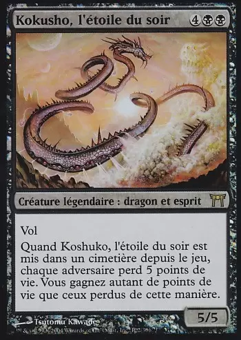 Guerriers de Kamigawa - Kokusho, l\'étoile du soir Foil