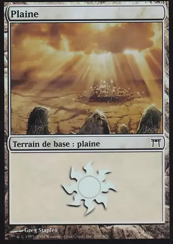 Guerriers de Kamigawa - Plaine Foil