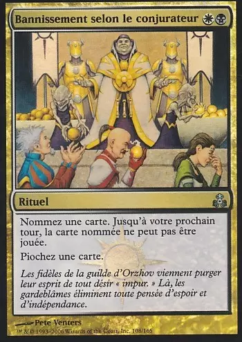 Le pacte des guildes - Bannissement selon le conjurateur Foil