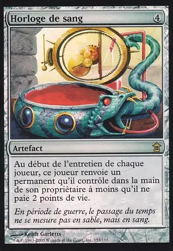 Libérateurs de Kamigawa - Horloge de sang Foil
