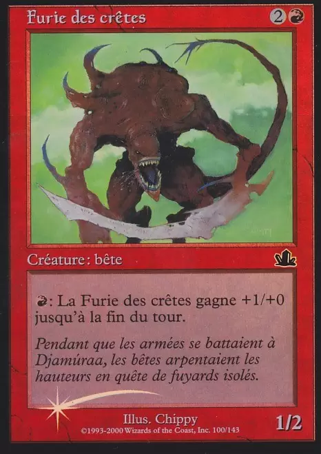Prophétie - Furie des crêtes Foil