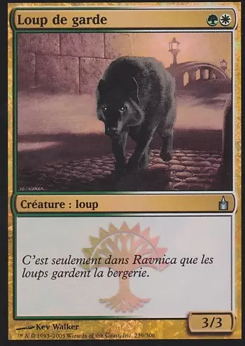 Ravnica : la cité des guildes - Loup de garde Foil