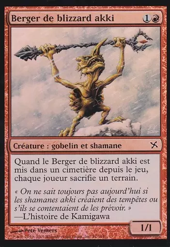 Traîtres de Kamigawa - Berger de blizzard akki Foil