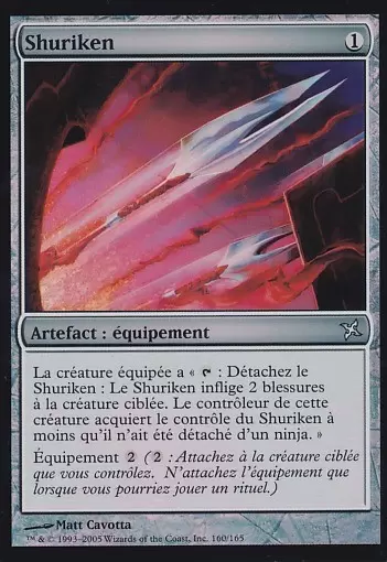 Traîtres de Kamigawa - Shuriken Foil