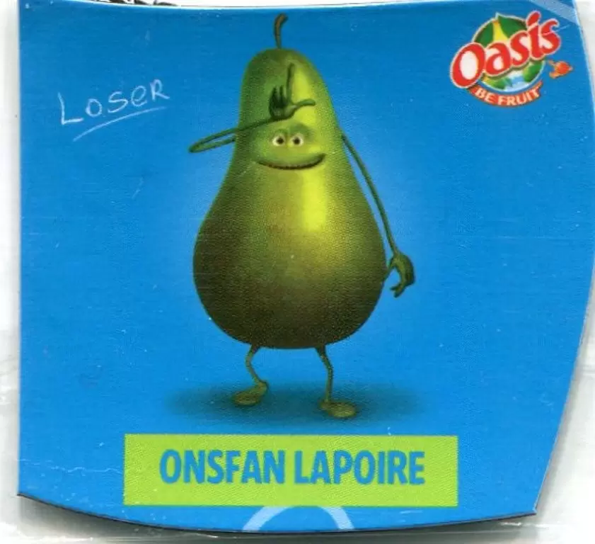Magnets P\'tit Oasis - Les Fruits Oasis - Onsfan LaPoire