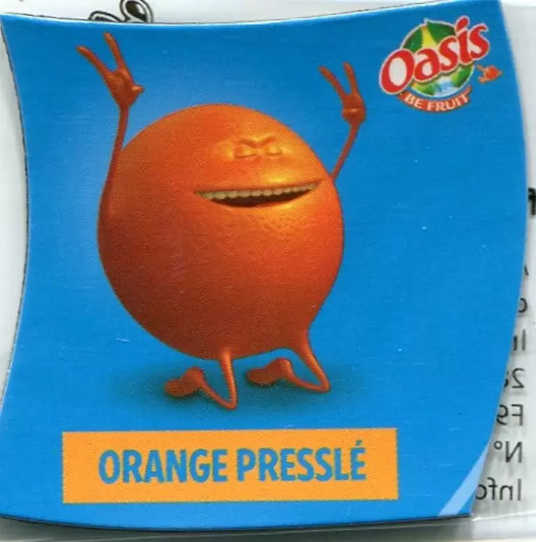 Magnets P\'tit Oasis - Les Fruits Oasis - Orange Presslé