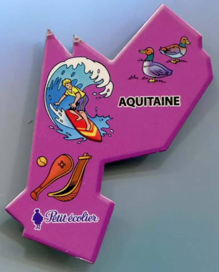 Magnets Petit Ecolier - Cours de Géographie - Aquitaine