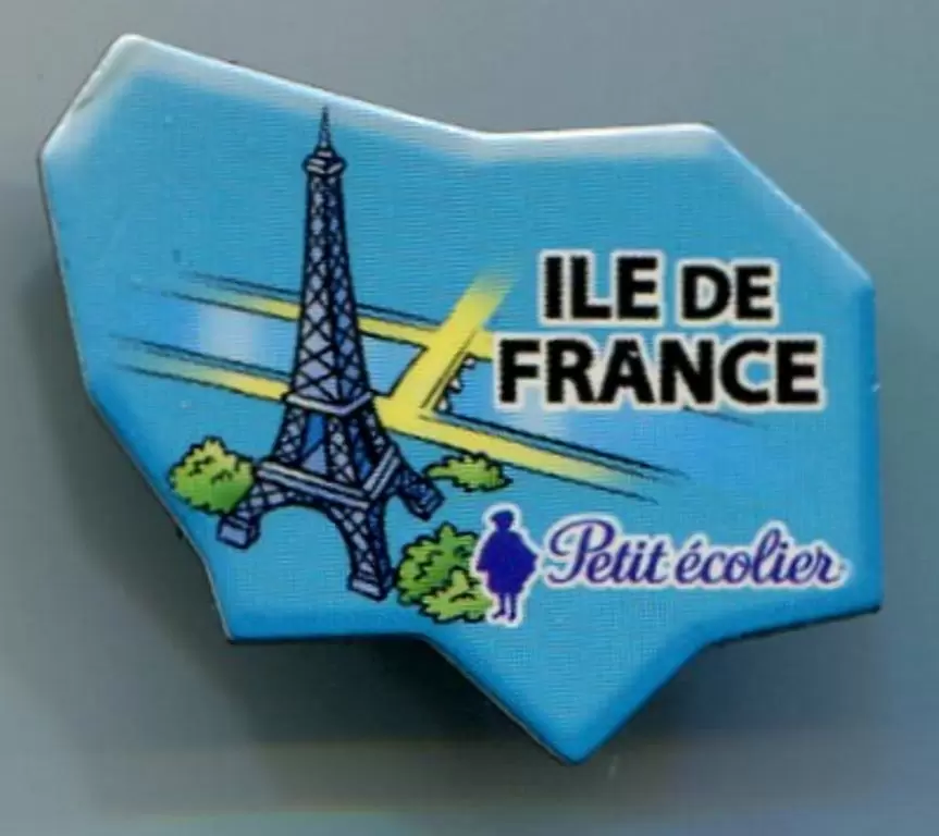 Magnets Petit Ecolier - Cours de Géographie - Ile-de-France