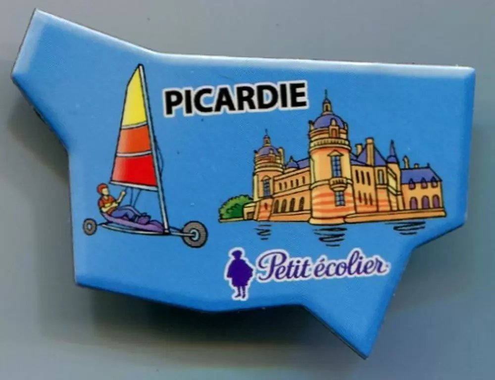 Magnets Petit Ecolier - Cours de Géographie - Picardie