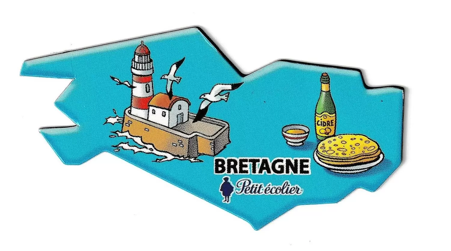 Magnets Petit Ecolier - Cours de Géographie - Bretagne