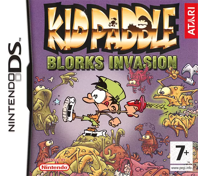 Nintendo DS Games - Kid Paddle blorks invasion