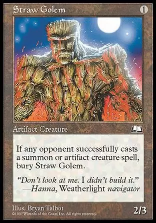 Aquilon - Golem de paille