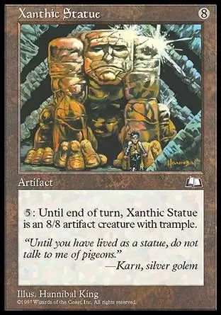 Aquilon - Statue xanthique