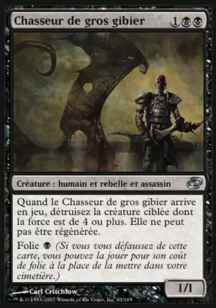 Chaos Planaire - Chasseur de gros gibier