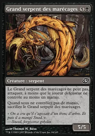 Chaos Planaire - Grand serpent des marécages