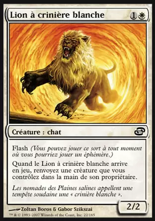 Chaos Planaire - Lion à crinière blanche