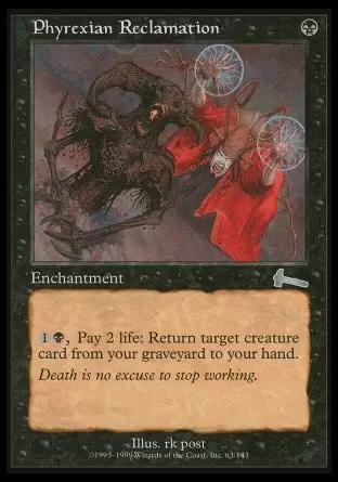 L\'héritage d\'Urza - Défrichement phyrexian