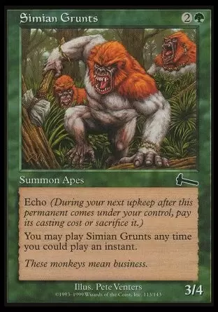 L\'héritage d\'Urza - Grognards simiesques
