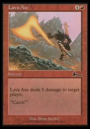 L\'héritage d\'Urza - Hache de lave