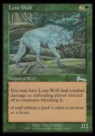 L\'héritage d\'Urza - Loup solitaire