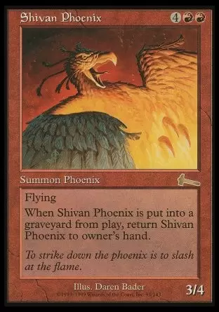 L\'héritage d\'Urza - Phénix shivân