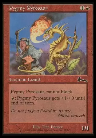 L\'héritage d\'Urza - Pyrosaure pygmée