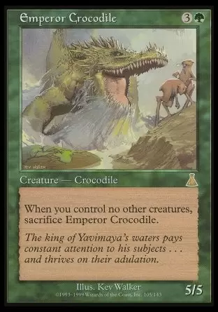 La destinée d\'Urza - Crocodile empereur