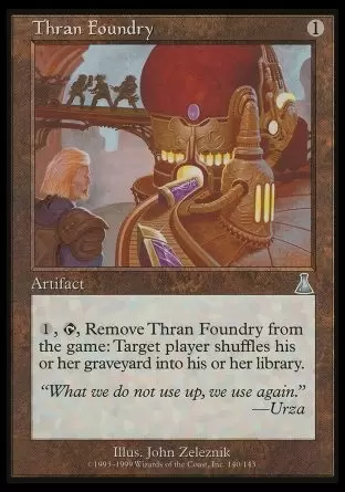 La destinée d\'Urza - Fonderie thran