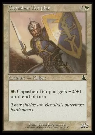 La destinée d\'Urza - Templier Capashen