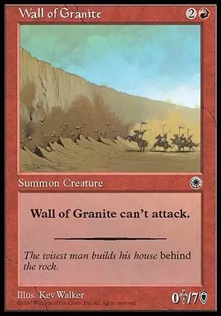 Portal - Mur de granit