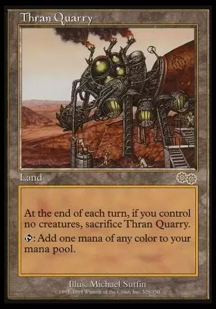 Saga d\'Urza - Carrière thran