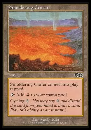 Saga d\'Urza - Cratère fumant