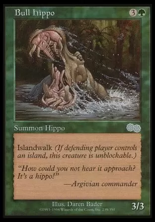 Saga d\'Urza - Hippopotame mâle