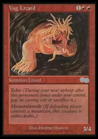 Saga d\'Urza - Lézard des cavernes