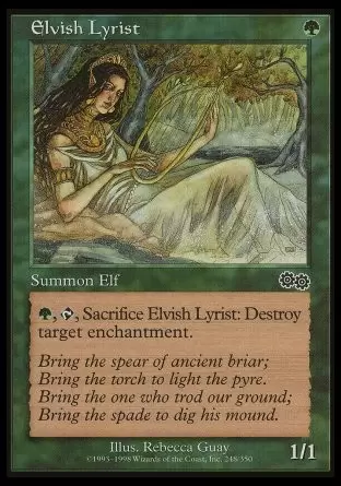 Saga d\'Urza - Lyriste elfe