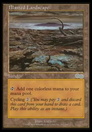 Saga d\'Urza - Paysage désolé