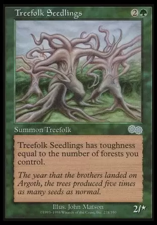 Saga d\'Urza - Plants de sylvins