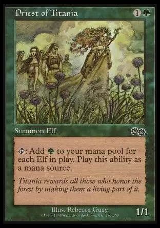 Saga d\'Urza - Prêtresse de Titania