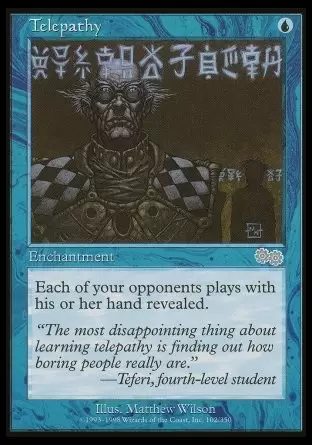 Saga d\'Urza - Télépathie