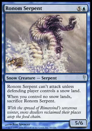 Souffle Glaciaire - Serpent de Ronom