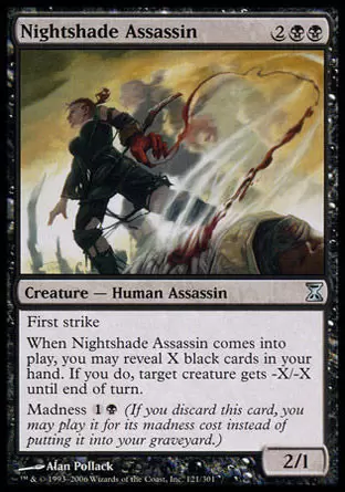Spirale Temporelle - Assassin de la belladone