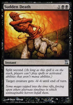 Spirale Temporelle - Mort soudaine
