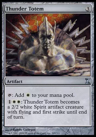 Spirale Temporelle - Totem de tonnerre