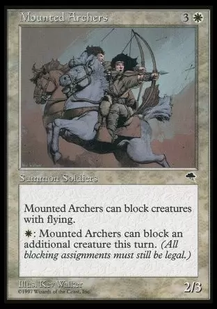 Tempête - Archers montés