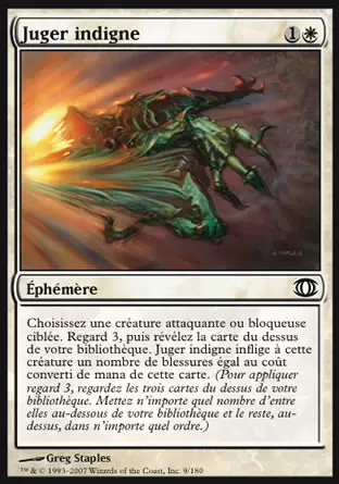 Vision de l\'Avenir (Future Sight) - Juger indigne
