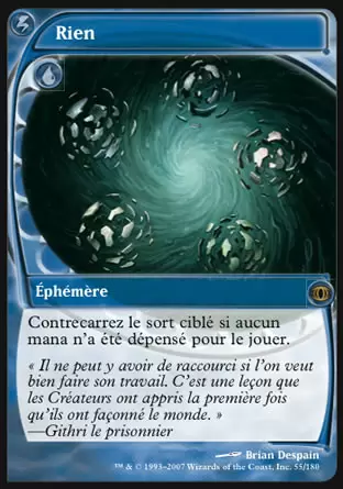 Vision de l\'Avenir (Future Sight) - Rien