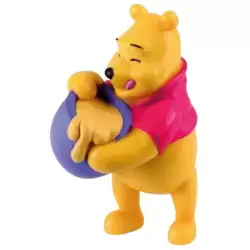 Winnie the Pooh with honey pot