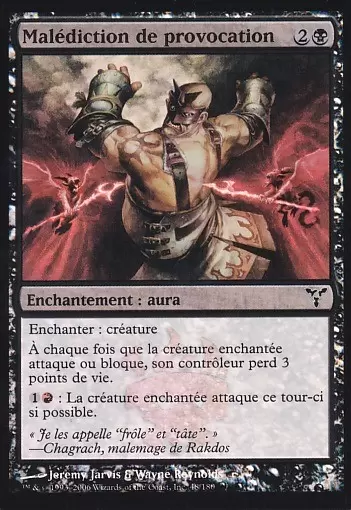 Discorde - Malédiction de provocation Foil